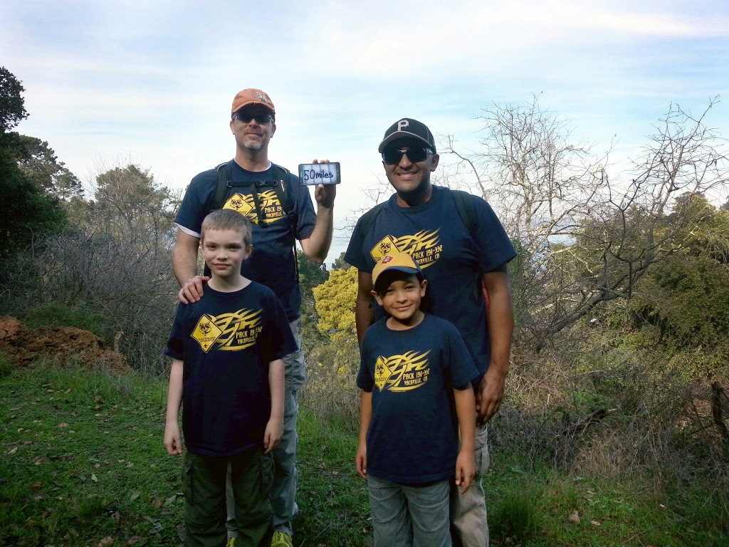50 Mile Trail Hike Scouts